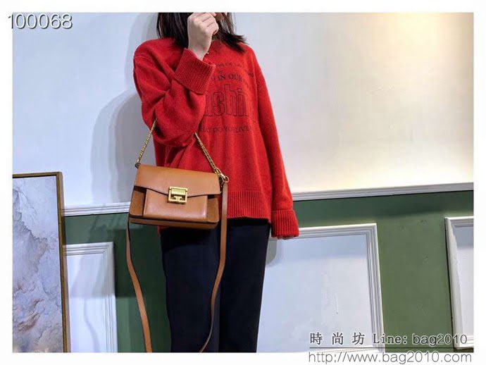 GlVENCHY紀梵希 法國代購級別 Givenchy Bag 巴黎走秀新款 中號 鏈條手提 斜挎包  tsg1255
